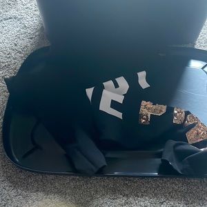 BRAND NEW Pink Victoria’s Secrets Bling yoga leggings size M